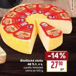 Billa Blaťácké zlato nabídka