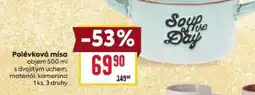 Billa Soup of the Day Polévková mísa nabídka