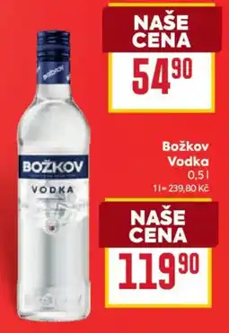 Billa Božkov Vodka nabídka