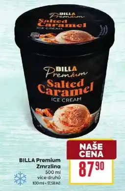 Billa Billa premium zmrzlina solený karamel nabídka