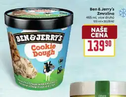 Billa Ben & Jerry's Cookie Dough nabídka
