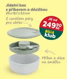 Billa Billa klub jídelní box s příborem a dózičkou nabídka