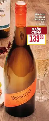 Billa Mionetto Prosecco Frizzante nabídka