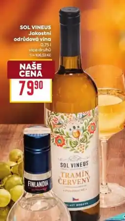 Billa Sol Vineus Tramín Červený nabídka