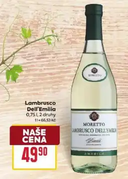 Billa Moretto Lambrusco Dell'Emilia nabídka