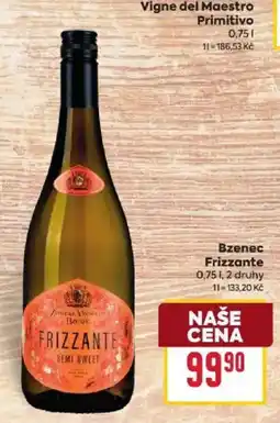 Billa Bzenec Frizzante nabídka