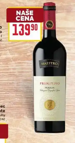 Billa Maestro Primitivo nabídka