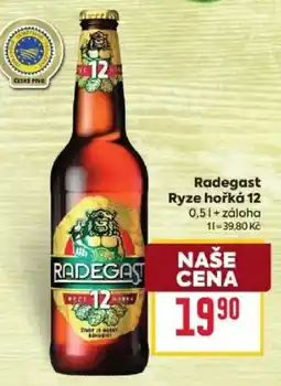 Billa Radegast ryze hořká 12 nabídka