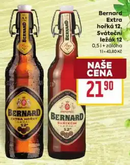 Billa Bernard extra hořký ležák 12 nabídka