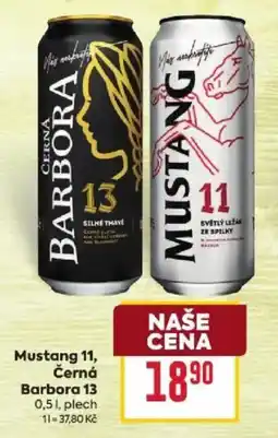 Billa Mustang 11, Černá Barbora 13 nabídka