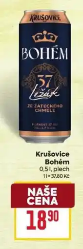 Billa Krušovice Bohém nabídka