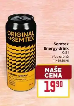 Billa Semtex Energy drink nabídka