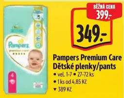 Albert Pampers Dětské plenky/pants nabídka