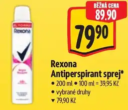 Albert Rexona Antiperspirant sprej nabídka