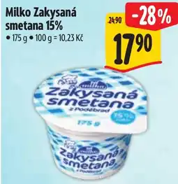 Albert Milko Zakysaná smetana 15% nabídka