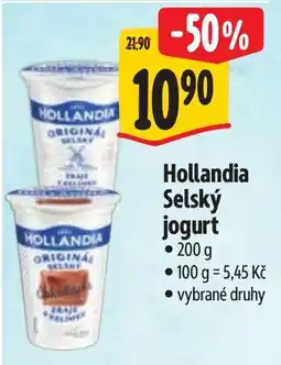 Albert Hollandia Selský jogurt nabídka
