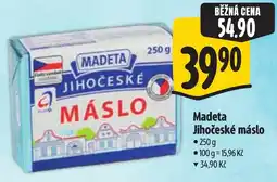 Albert Madeta Jihočeské máslo nabídka