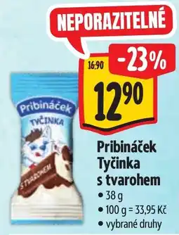 Albert Pribináček Tyčinka s tvarohem nabídka