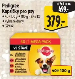 Albert Pedigree kapsičky pro psy nabídka