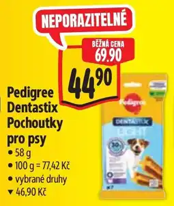 Albert Pedigree Dentastix Pochoutky pro psy nabídka