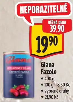 Albert Giana Fazole nabídka