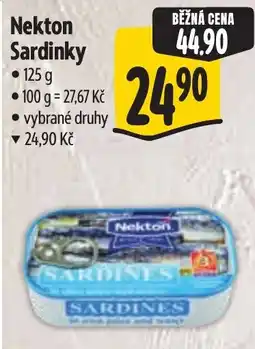 Albert Nekton sardinky nabídka