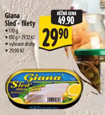 Albert Giana Sled' filety nabídka