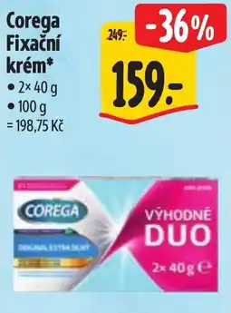 Albert Corega fixační krém nabídka