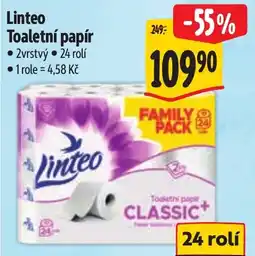 Albert Linteo toaletní papír nabídka