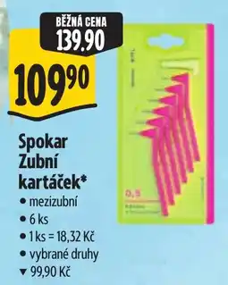 Albert Spokar zubní kartáček nabídka