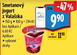 Albert Valašská smetanový jogurt nabídka