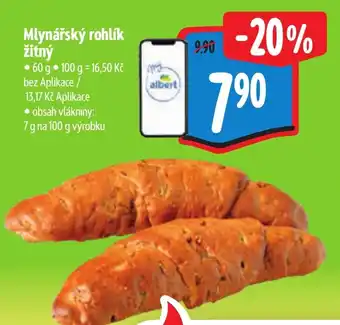 Albert Albert mlynářský rohlík žitný nabídka