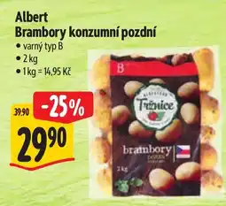 Albert Albert brambory konzumní pozdní nabídka