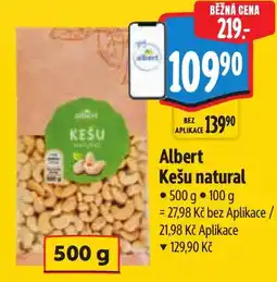 Albert Albert Kešu natural nabídka