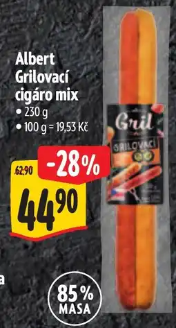 Albert Albert grilovací cigáro mix nabídka