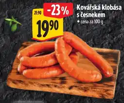 Albert Kovářská klobása s česnekem nabídka