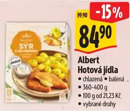 Albert Albert Hotová jídla nabídka