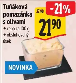 Albert Tuňáková pomazánka s olivami nabídka