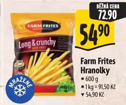 Albert Farm Frites Hranolky nabídka