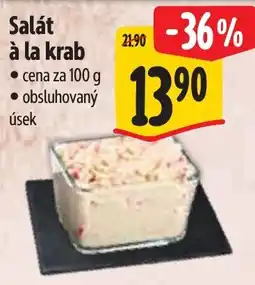 Albert Salát à la krab nabídka