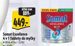 Albert Somat Excellence 4 v 1 Tablety do myčky nabídka