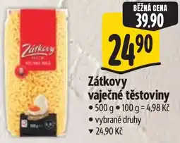 Albert Zátkovy vaječné těstoviny nabídka