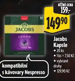 Albert Jacobs kapsle nabídka