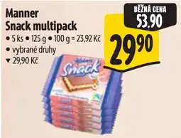 Albert Manner Snack multipack nabídka