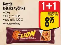 Albert Nestlé Dětská tyčinka nabídka