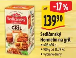 Albert Sedlčanský Hermelín na gril nabídka