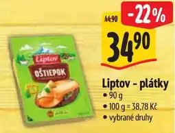 Albert Liptov - plátky nabídka