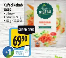 Albert Albert kuřecí kebab salát nabídka