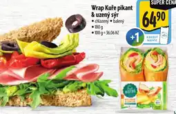 Albert Fresh Bistro Wrap Kuře pikant & uzený sýr nabídka