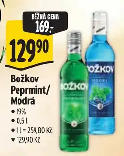 Albert Božkov Pepermint/Modrá nabídka